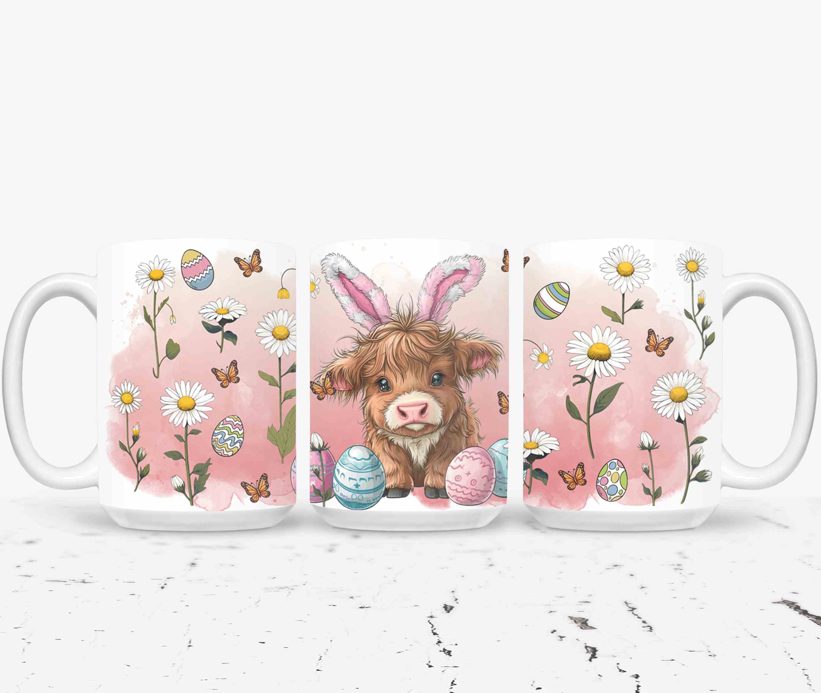 Highland Cow Easter-10405
